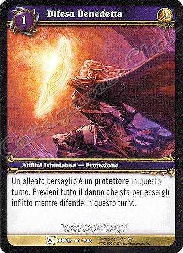 HONOR 040 / 208 Difesa Benedetta comune -NEAR MINT-