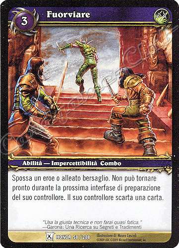 HONOR 058 / 208 Fuorviare comune -NEAR MINT-