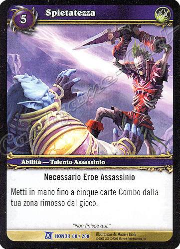 HONOR 060 / 208 Spietatezza rara -NEAR MINT-