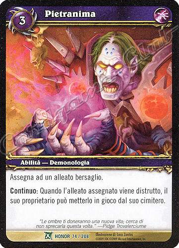 HONOR 074 / 208 Pietranima non comune -NEAR MINT-