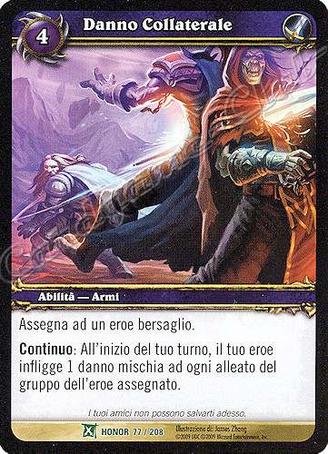 HONOR 077 / 208 Danno Collaterale non comune -NEAR MINT-