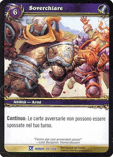 HONOR 079 / 208 Soverchiare rara -NEAR MINT-