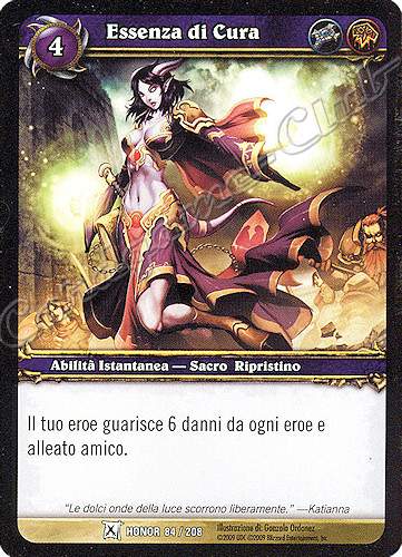 HONOR 084 / 208 Essenza di Cura comune -NEAR MINT-