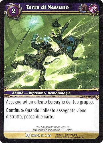 HONOR 087 / 208 Terra di Nessuno comune -NEAR MINT-