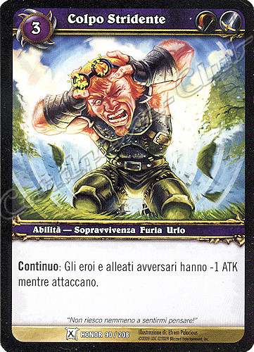 HONOR 090 / 208 Colpo Stridente comune -NEAR MINT-