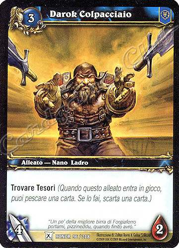 HONOR 096 / 208 Darok Colpacciaio comune -NEAR MINT-