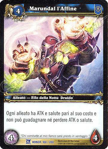 HONOR 108 / 208 Marundal l'Affine rara -NEAR MINT-