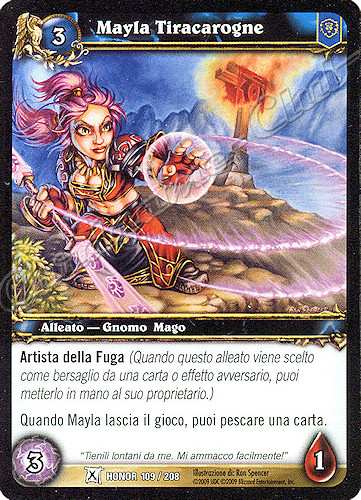 HONOR 109 / 208 Mayla Tiracarogne comune -NEAR MINT-