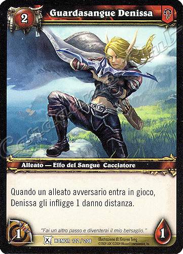 HONOR 122 / 208 Guardasangue Denissa comune -NEAR MINT-