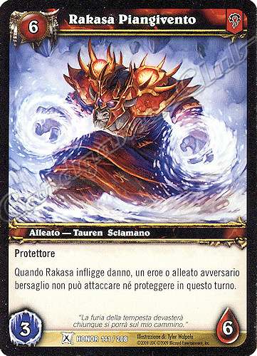 HONOR 141 / 208 Rekasa Piangivento comune -NEAR MINT-