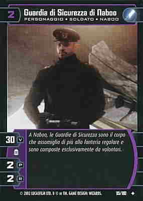 095 / 180 Guardia di Sicurezza di Naboo non comune (IT) -NEAR MINT-