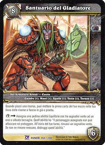 HONOR 158 / 208 Santuario del Gladiatore epica -NEAR MINT-