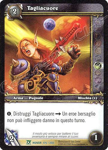 HONOR 175 / 208 Tagliacuore non comune -NEAR MINT-