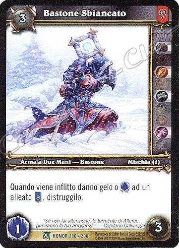 HONOR 186 / 208 Bastone Sbiancato non comune -NEAR MINT-