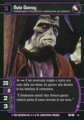 098 / 180 Nute Gunray A non comune (IT) -NEAR MINT-