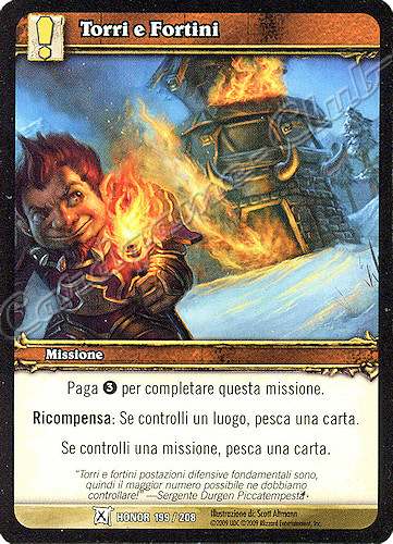 HONOR 199 / 208 Torri e Fortini comune -NEAR MINT-