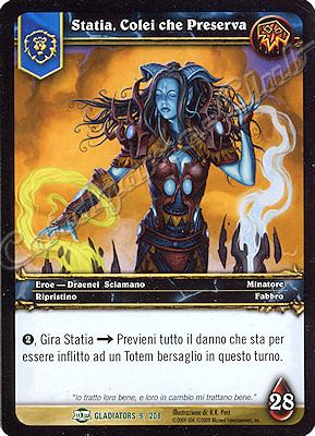 GLADIATORS 009 / 208 Statia, Colei che Perservera non comune -NEAR MINT-