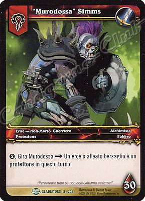 GLADIATORS 011 / 208 "Murodossa" Simms non comune -NEAR MINT-