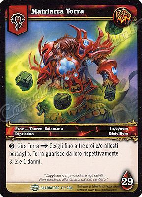 GLADIATORS 017 / 208 Matriarca Torra non comune -NEAR MINT-