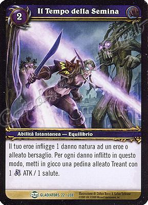 GLADIATORS 022 / 208 Il Tempo della Semina non comune -NEAR MINT-