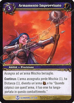 GLADIATORS 029 / 208 Armamento Improvvisato rara -NEAR MINT-