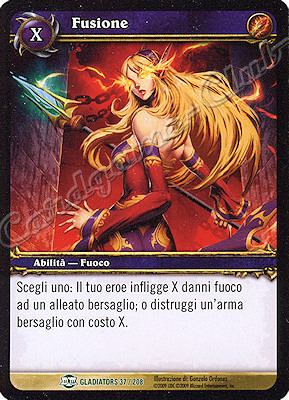 GLADIATORS 037 / 208 Fusione non comune -NEAR MINT-