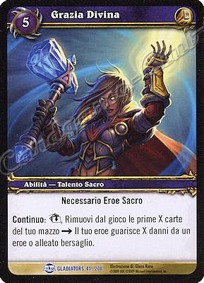 GLADIATORS 041 / 208 Grazia Divina rara -NEAR MINT-