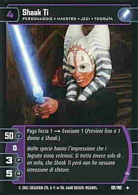 105 / 180 Shaak Ti A non comune (IT) -NEAR MINT-