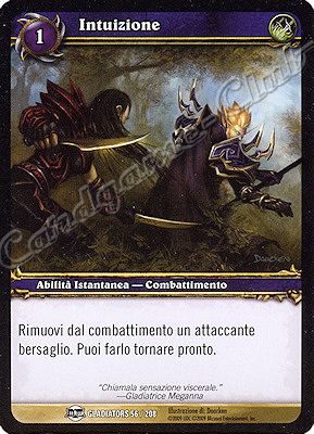 GLADIATORS 056 / 208 Intuizione comune -NEAR MINT-