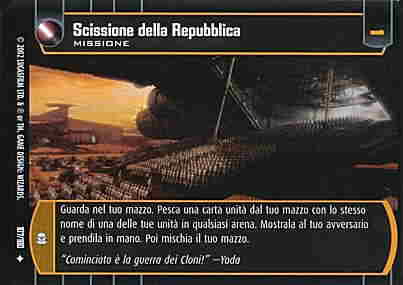 107 / 180 Scissione della Repubblica non comune (IT) -NEAR MINT-