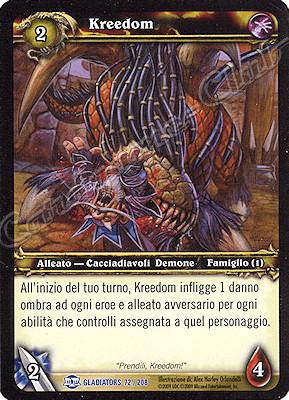 GLADIATORS 072 / 208 Kreedom rara -NEAR MINT-