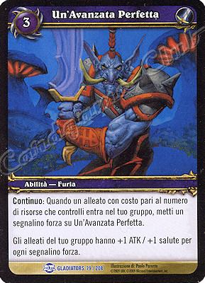 GLADIATORS 079 / 208 Un'Avanzata Perfetta rara -NEAR MINT-
