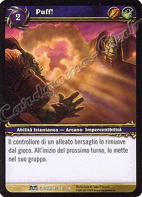 GLADIATORS 088 / 208 Puff! comune -NEAR MINT-