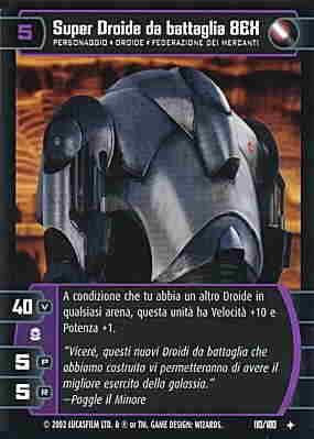 110 / 180 Super Droide da battaglia 8EK non comune (IT) -NEAR MINT-