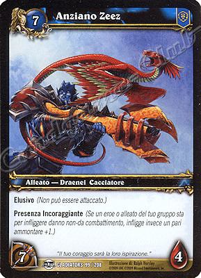 GLADIATORS 099 / 208 Anziano Zeez comune -NEAR MINT-