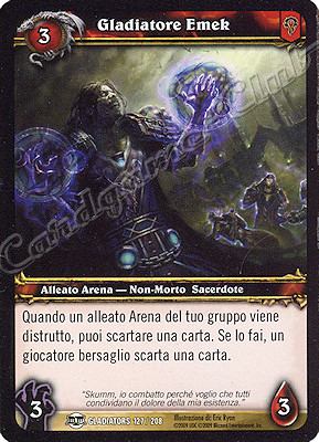 GLADIATORS 127 / 208 Gladiatore Emek comune -NEAR MINT-