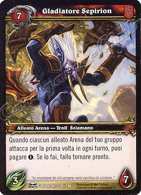 GLADIATORS 130 / 208 Gladiatore Sepirion comune -NEAR MINT-