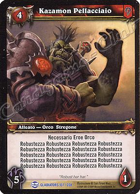 GLADIATORS 137 / 208 Kazamon Pellacciaio rara -NEAR MINT-