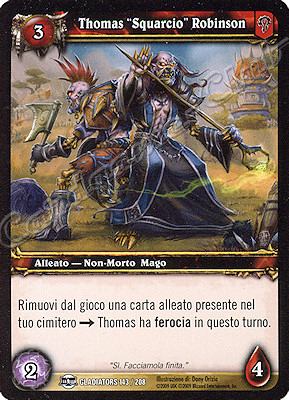 GLADIATORS 143 / 208 Thomas "Squarcio" Robinson comune -NEAR MINT-