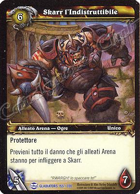 GLADIATORS 155 / 208 Skarr l'Indistruttibile rara -NEAR MINT-