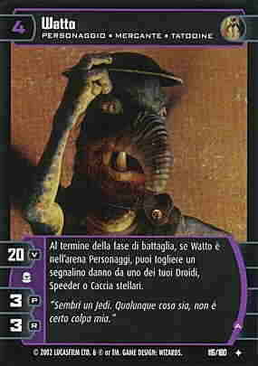 116 / 180 Watto A non comune (IT) -NEAR MINT-