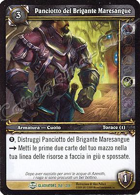 GLADIATORS 158 / 208 Panciotto del Brigante Maresangue non comune -NEAR MINT-