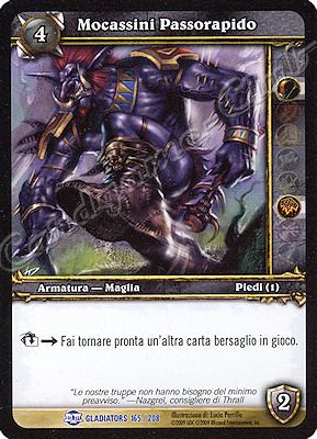 GLADIATORS 165 / 208 Mocassini Passorapido rara -NEAR MINT-
