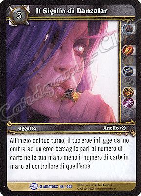 GLADIATORS 169 / 208 Il Sigillo di Danzalar rara -NEAR MINT-