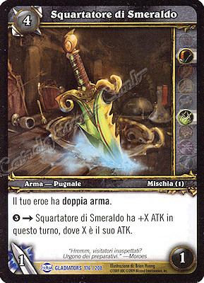 GLADIATORS 176 / 208 Squartatore di Smeraldo rara -NEAR MINT-