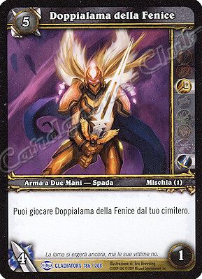 GLADIATORS 186 / 208 Doppialama della Fenice rara -NEAR MINT-