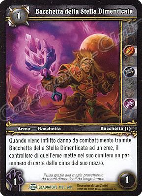 GLADIATORS 188 / 208 Bacchetta della Stella Dimenticata non comune -NEAR MINT-