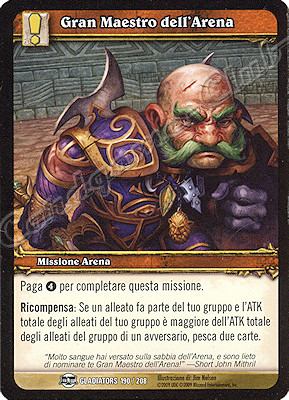 GLADIATORS 190 / 208 Gran Maestro dell'Arena comune -NEAR MINT-