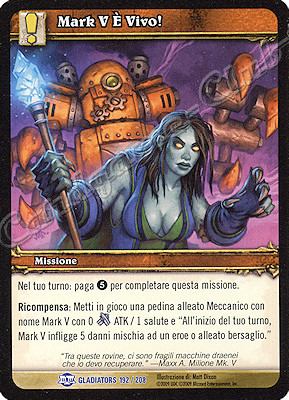 GLADIATORS 192 / 208 Mark V e' Vivo! rara -NEAR MINT-