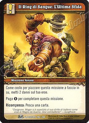 GLADIATORS 196 / 208 Il Ring di Sangue: L'Ultima Sfida comune -NEAR MINT-